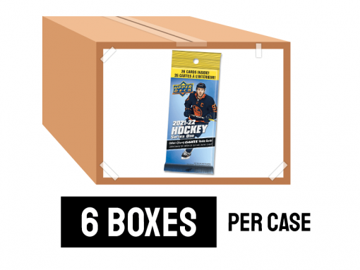 2021-22 Upper Deck Series 1 Fat Pack case - 6 boxes per case