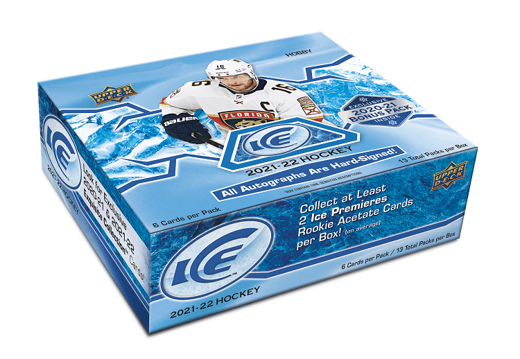 2021-22 Upper Deck Ice Hockey Hobby Box