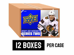 2021-22 Upper Deck Series 2 Hockey Hobby Case (12 Boxes)