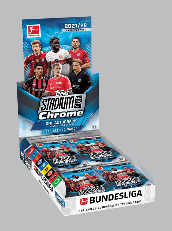 2021-22 Topps Stadium Club Chrome Bundesliga Soccer Hobby Box