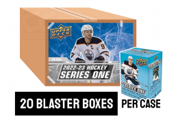 22-23 Upper Deck Series 1 Retail Hockey Blaster Box Case - 20 blaster boxes per case
