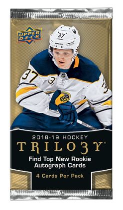 2018-19 Upper Deck Trilogy Hockey Hobby Pack