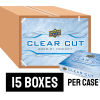 20-21 Upper Deck Clear Cut Hockey Hobby Case - 15 boxes per case