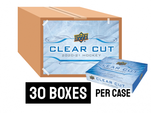 20-21 Upper Deck Clear Cut Hockey Hobby Case - 30 boxes per case