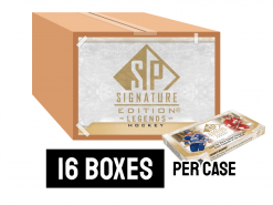 20-21 Upper Deck SP Signature Edition Legends Hockey Hobby Case - 16 boxes per case