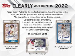 2022 Topps Clearly Authentic Hobby Baseball Box