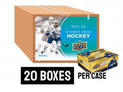 21-22 Upper Deck Extended Hockey Retail Case - 20 boxes per case