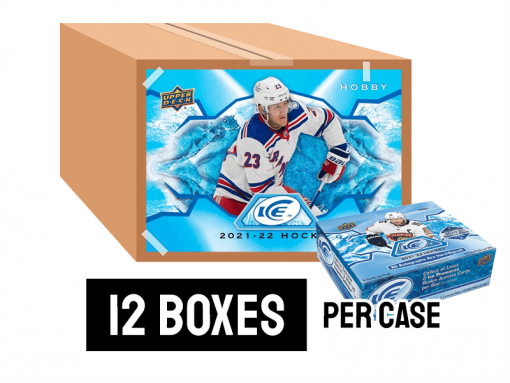 21-22 Upper Deck Ice Hockey Hobby Case - 12 boxes per case