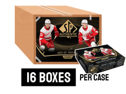21-22 Upper Deck SP Authentic Hobby Hockey Box Case - 16 boxes per case