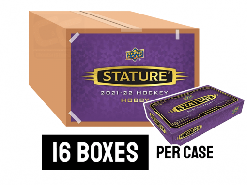 21-22 Upper Deck Stature Hobby Hockey Box Case - 16 boxes per case