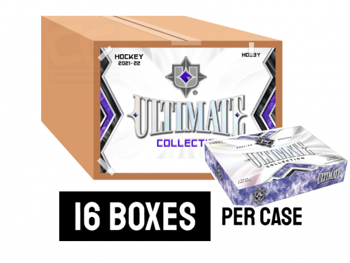 21-22 Upper Deck Ultimate Hobby Hockey Box Case - 16 boxes per case