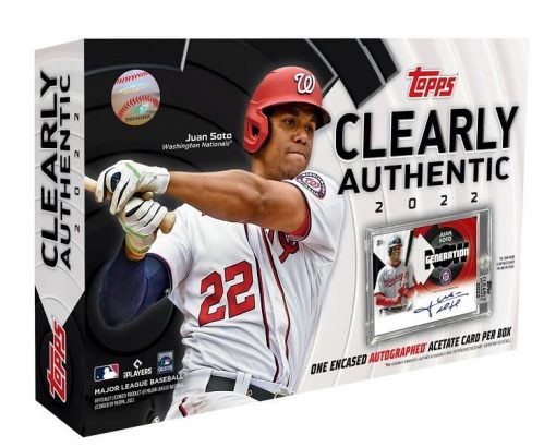 2022 Topps Clearly Authentic Hobby Baseball Box