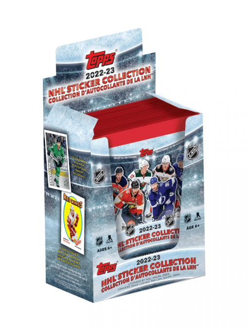 22-23 Topps NHL Hockey Stickers Box