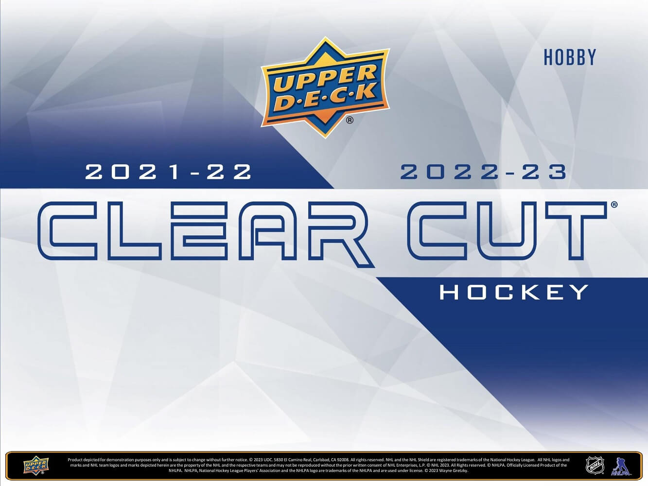 2021-22 & 2022-23 Upper Deck Clear Cut Hockey Hobby Box