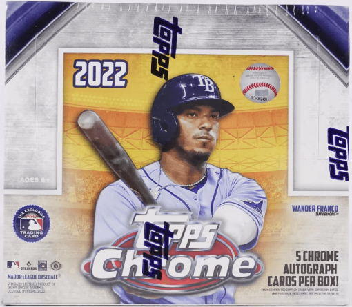 2022 Topps Chrome Baseball Jumbo Hobby Box