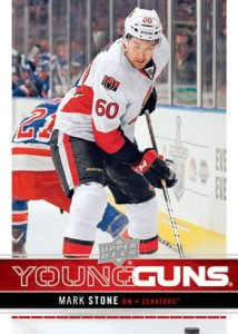 12-13 UD Series 1 Mark Stone Young Gun