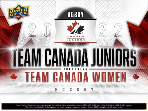2022 Upper Deck Team Canada World Juniors Hockey Hobby Box