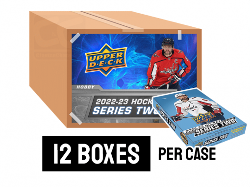 22-23 Upper Deck Series 2 Hobby Hockey Box Case - 12 boxes per case
