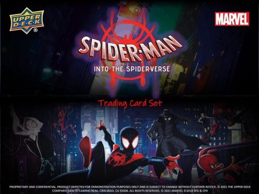 2022 Upper Deck Marvel Spider-Man Into The Spider-Verse Hobby Box