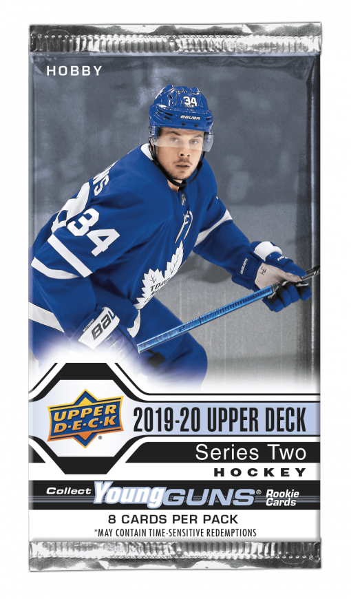 2019-20 Upper Deck Series 2 Hockey Hobby Pack