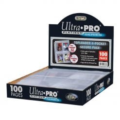 Ultra Pro Platinum 4-Pocket Pages For Toploaders (100 Count Box)