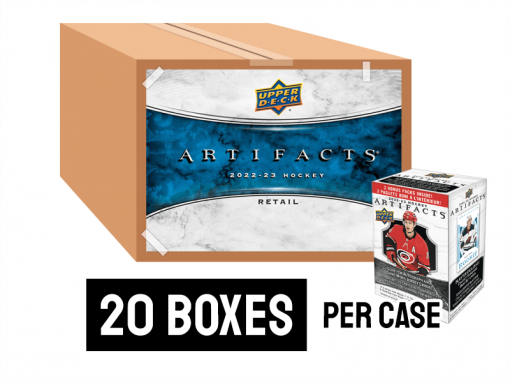 2022-23 Upper Deck Artifacts Hockey Blaster Case (20 Boxes)