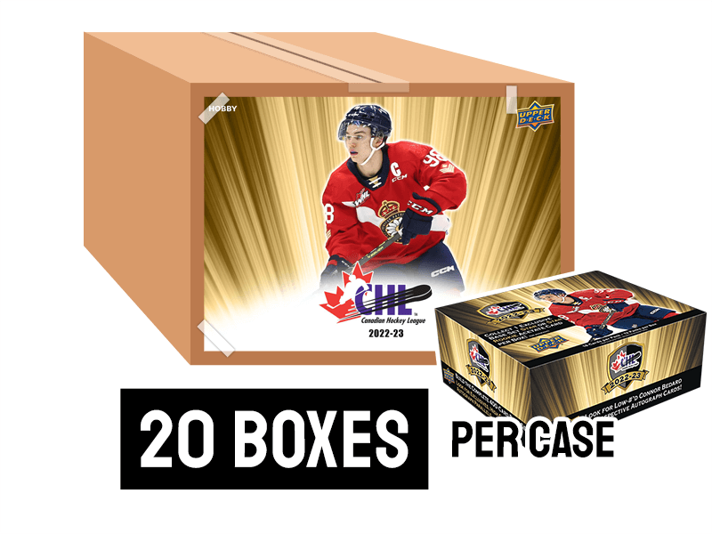 22-23 Upper Deck CHL Hockey Hobby Box Case - 20 boxes per case