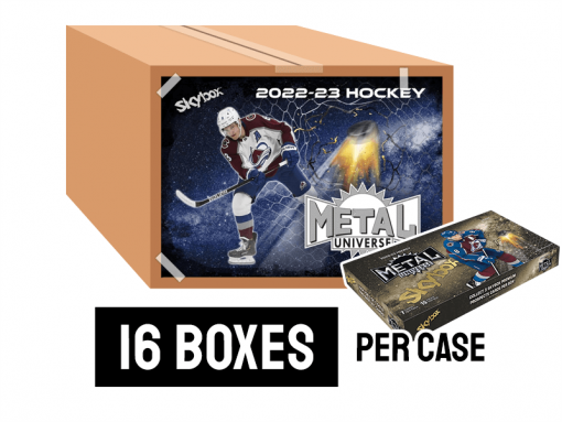 22-23 Upper Deck Skybox Metal Universe Hockey Hobby Box Case - 16 boxes per case
