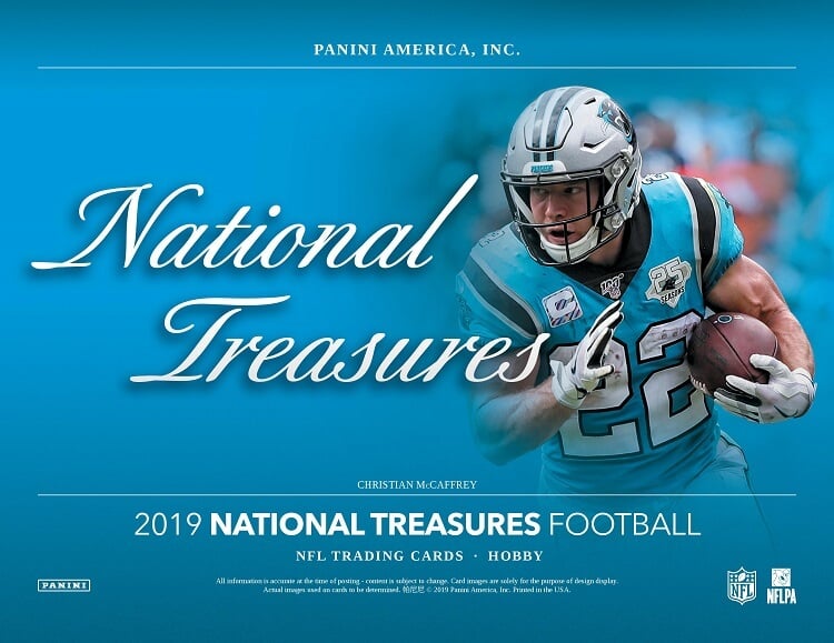 2019 Panini National Treasures Football Hobby Box