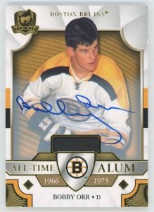 20-21 Upper Deck The Cup All-Time Alum Autograph Bobby Orr