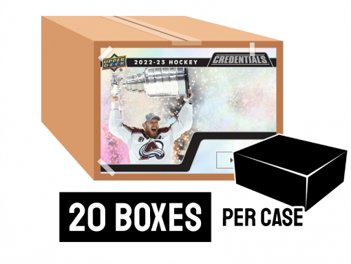 22-23 Upper Deck Credentials Hobby Hockey Case - 20 boxes per case