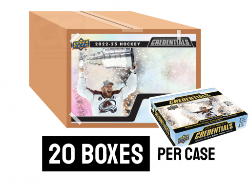 22-23 Upper Deck Credentials Hobby Hockey Box Case - 20 boxes per case