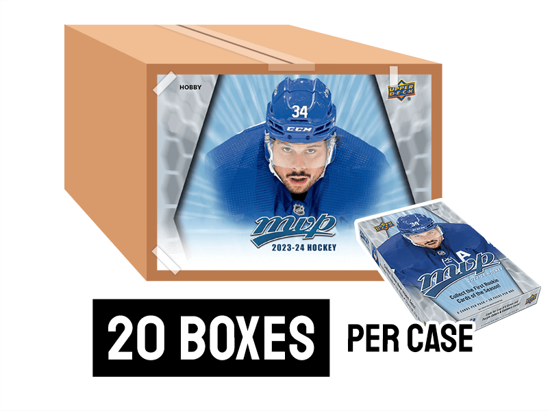 23-24 Upper Deck MVP Hockey Hobby Box Case - 20 boxes per case