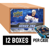 23-24 Upper Deck Series 1 Hockey Hobby Box Case - 12 boxes per case