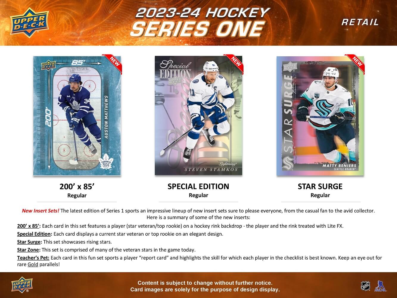 2023-24 Upper Deck Series 1 Hockey Retail Tin