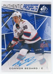 21-22 Upper Deck SP Game Used CHL Authentic Prospects Auto Connor Bedard