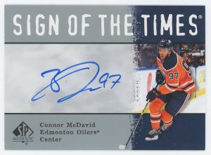20-21 Upper Deck SP Authentic Sign of The Times Retro Connor McDavid