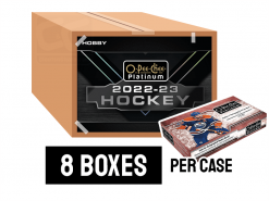 22-23 Upper Deck O-Pee-Chee Platinum Hobby Hockey Box - 8 boxes per case