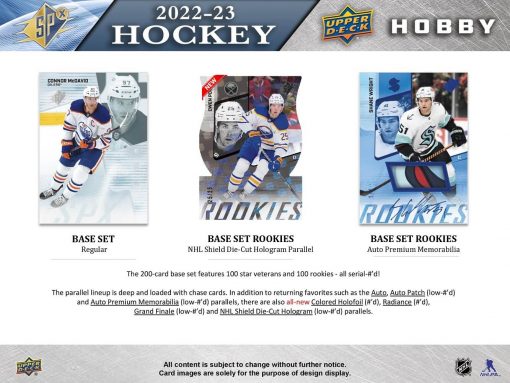 2022-23 Upper Deck SPx
