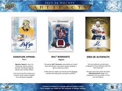 2023-24 Upper Deck Artifacts Hockey Hobby Box Checklist