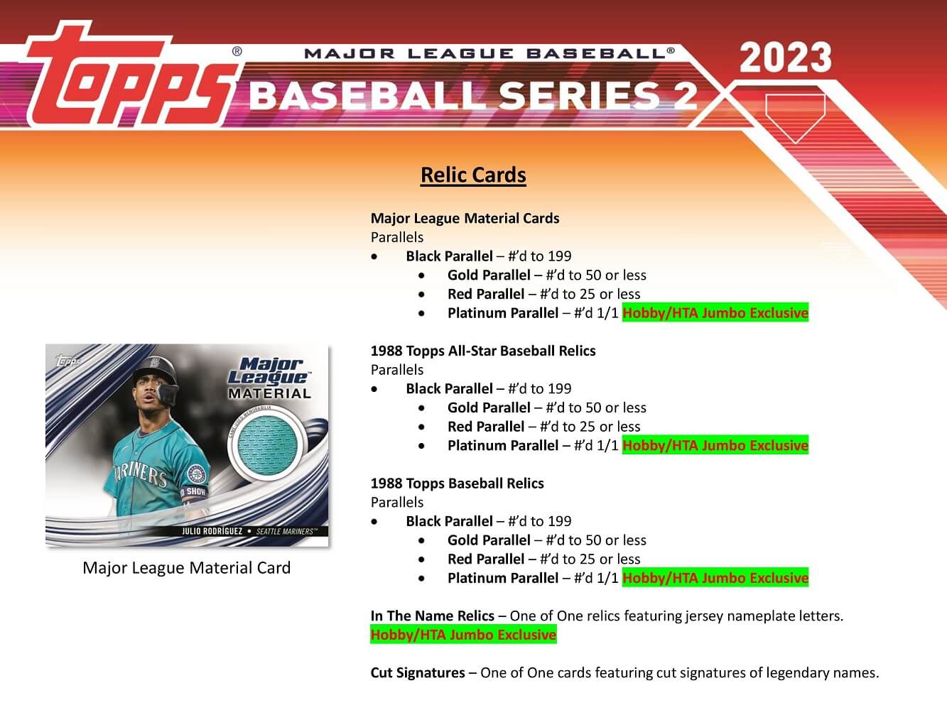 2023 Topps Series 2 Baseball Hobby Jumbo Box - CloutsnChara