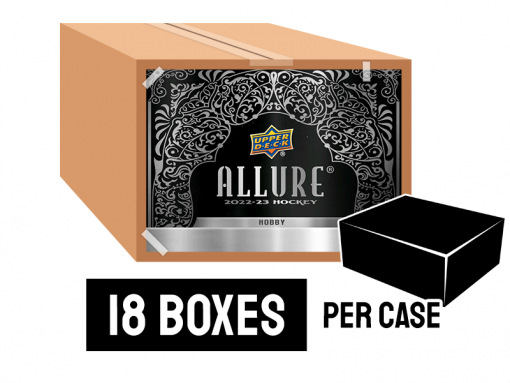 22-23 Upper Deck Allure Hockey Case - 18 hobby boxes per case