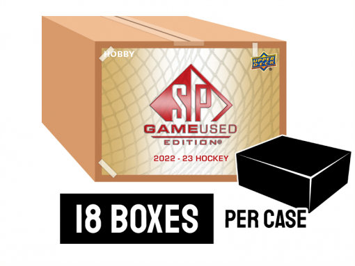 22-23 Upper Deck SP Game Used Hobby Hockey Case - 18 boxes per case