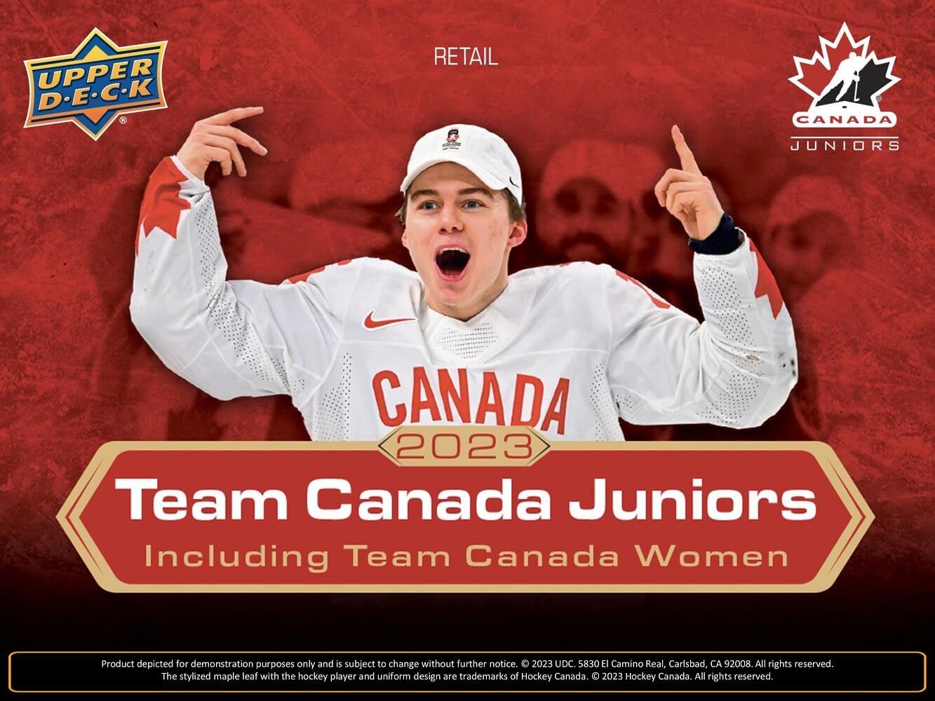 2023 Upper Deck Team Canada World Juniors Hockey Blaster Box