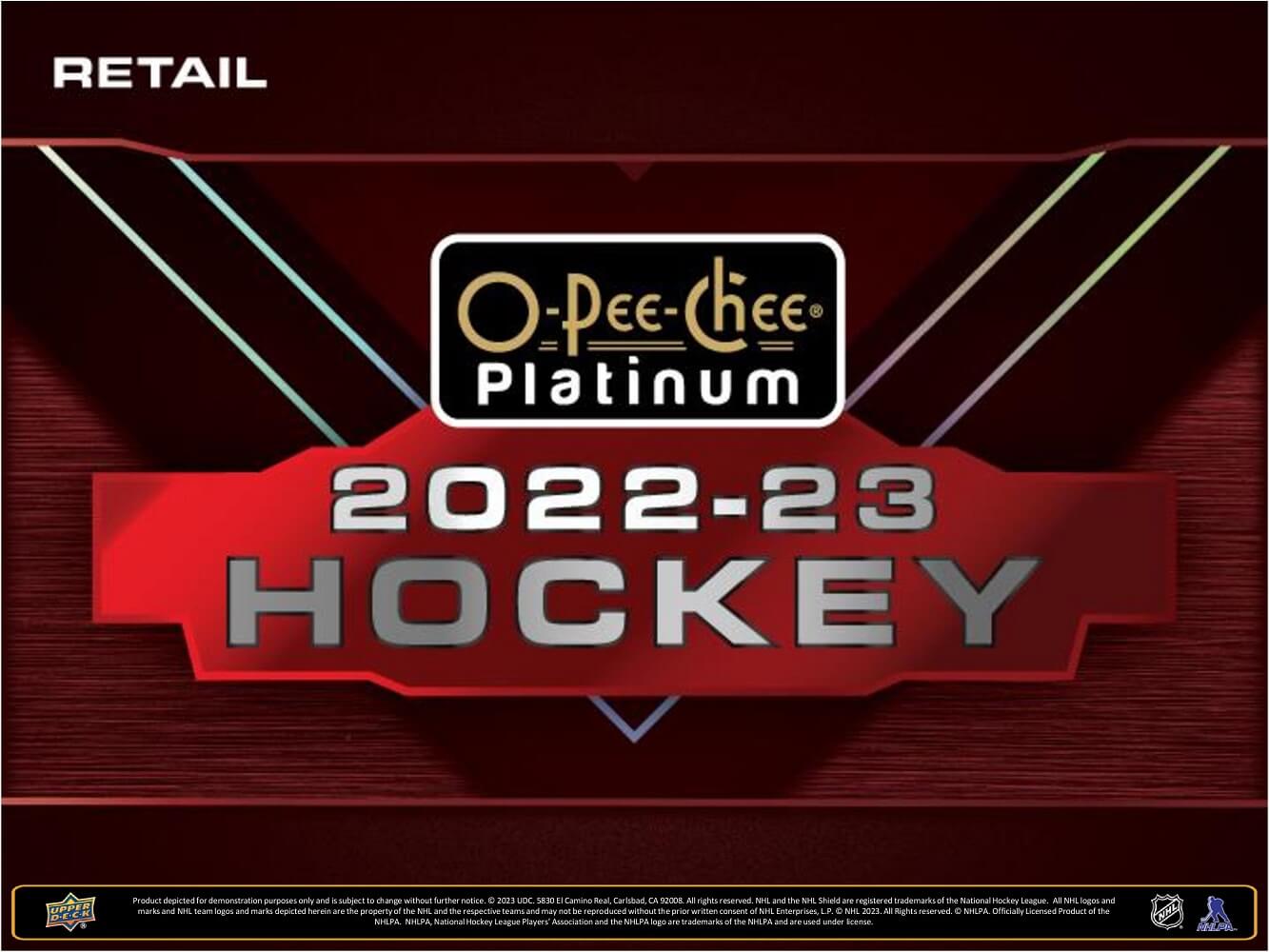 2022-23 Upper Deck OPC Platinum Hockey Blaster Box