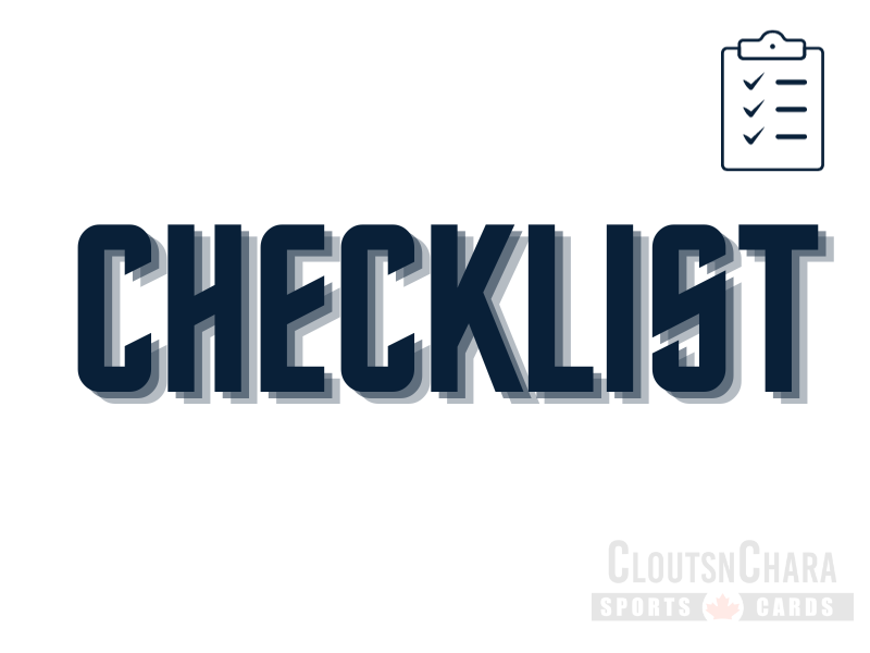 2023 Bowman Baseball Checklist - CloutsnChara
