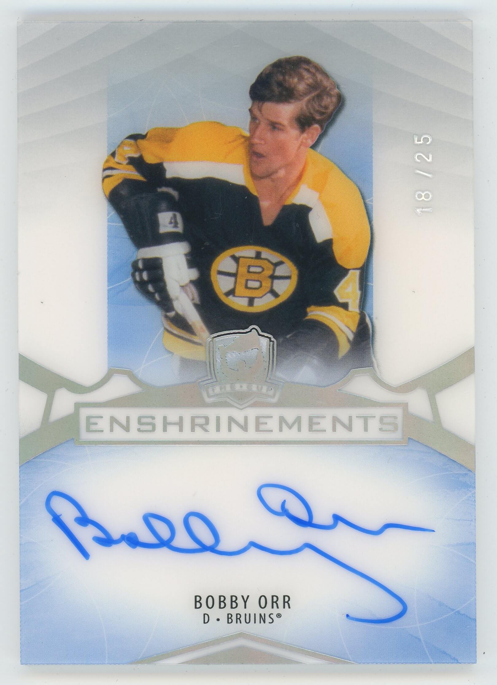 20-21 Upper Deck The Cup Enshrinements Autograph Bobby Orr - CloutsnChara