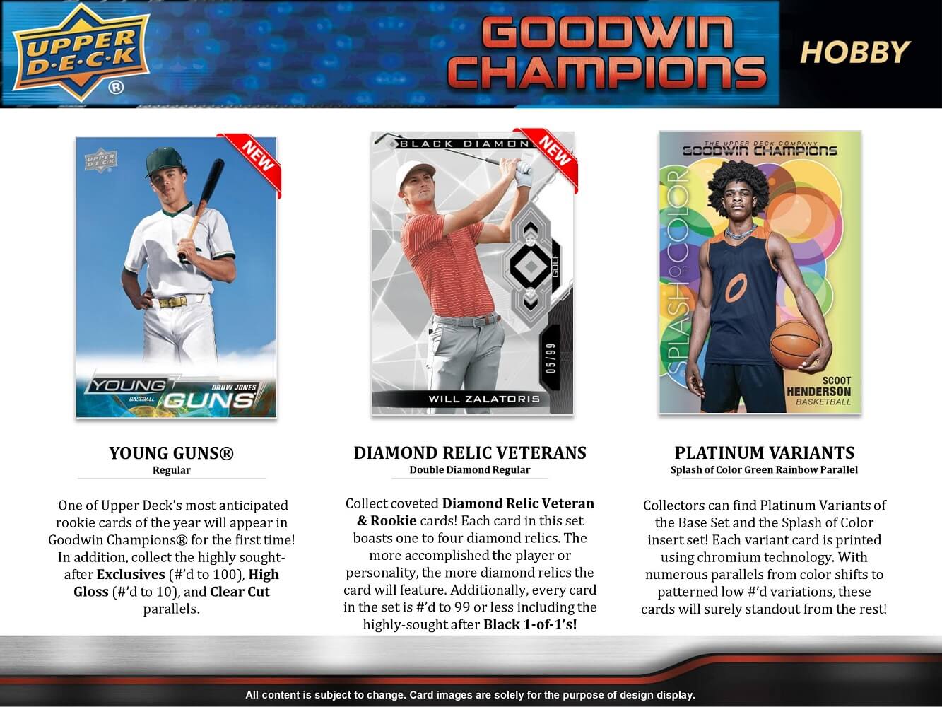 2023 Upper Deck Goodwin Champions Hobby Box - CloutsnChara