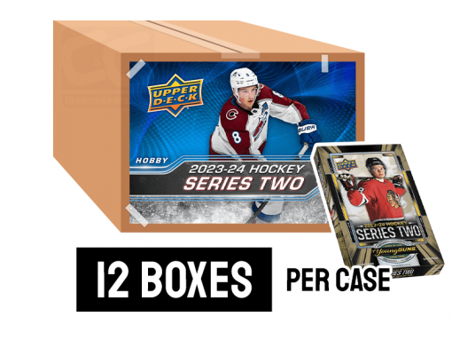 23-24 Upper Deck Series 2 Hobby Hockey Box Case - 12 boxes per case