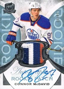 2015-16 Upper Deck The Cup Rookie Patch/Autograph Connor McDavid